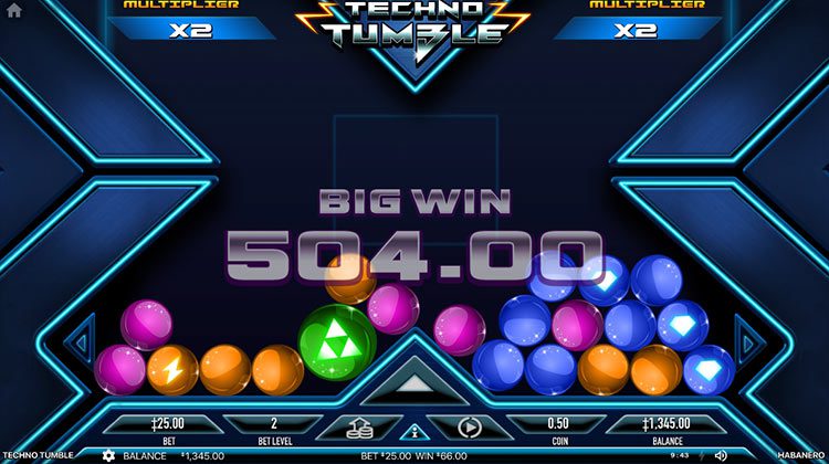 Techno Tumble Online gokkast voor echt geld spelen