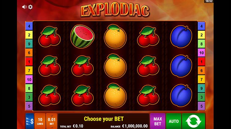 Explodiac online gokkast