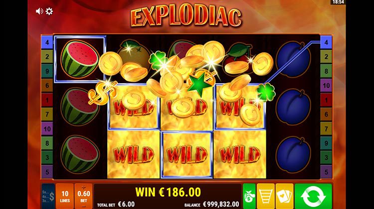 Explodiac gokkast voor echt geld spelen