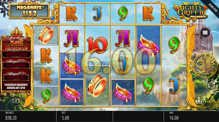 Mighty Griffin Megaways gokkast voor echt geld spelen