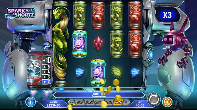 Sparky and Shortz gokkast voor echt geld spelen