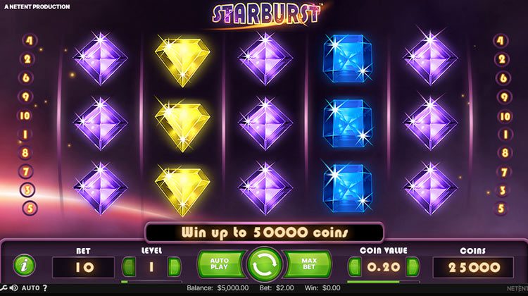 Starburst gokkast