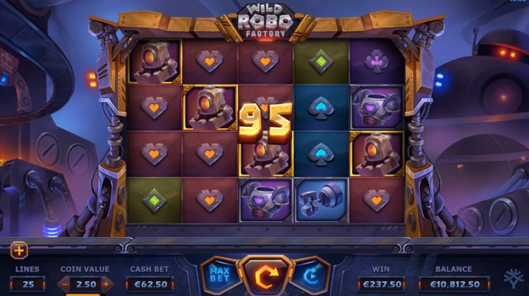 Wild Robo Factory Gokkast voor echt geld spelen