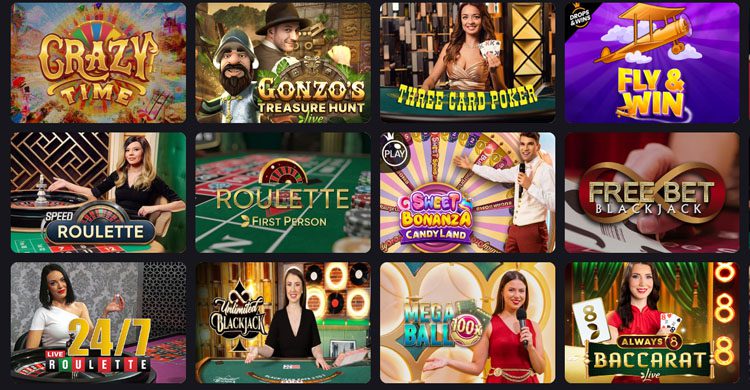 Betizy live casino spellen