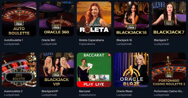 Golden Billy live casino