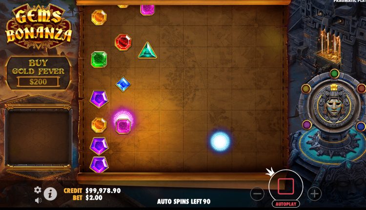 Gems Bonanza Spin Feature
