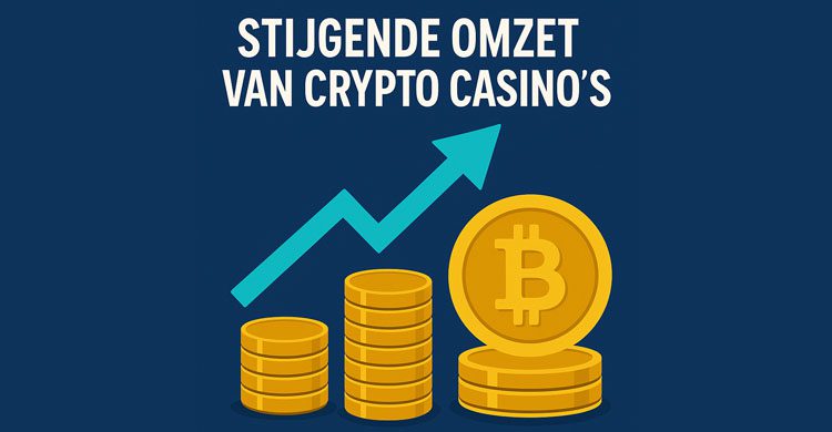 Stijgenden omzet van crypto casino's