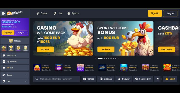 Kokobet buitenlands online casino