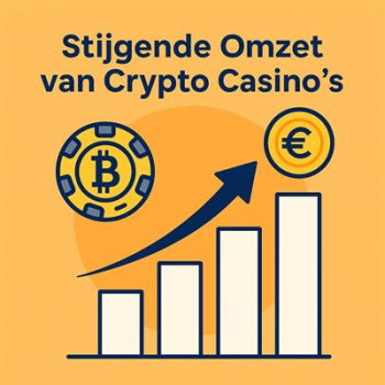 Stijgende omzet crypto casino's