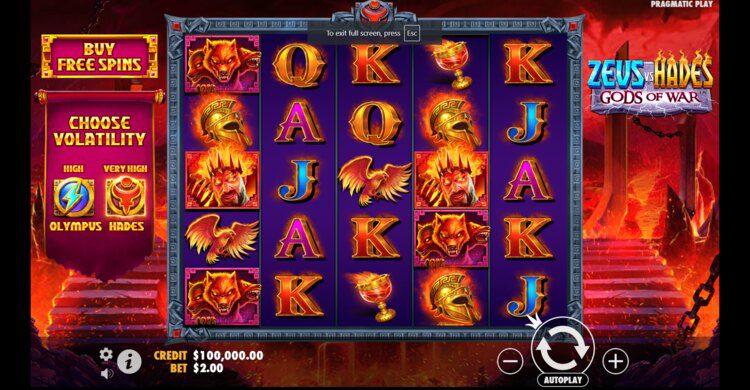 Zeus vs Hades - Gods of War Online Slot