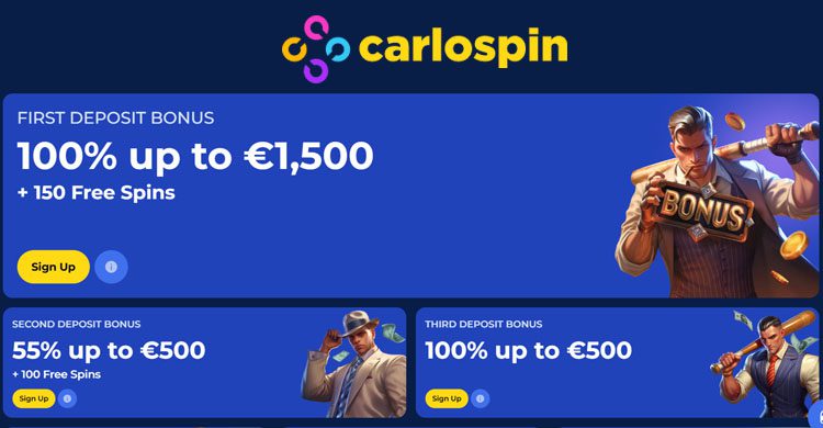 Carlospin casino welkomstbonus