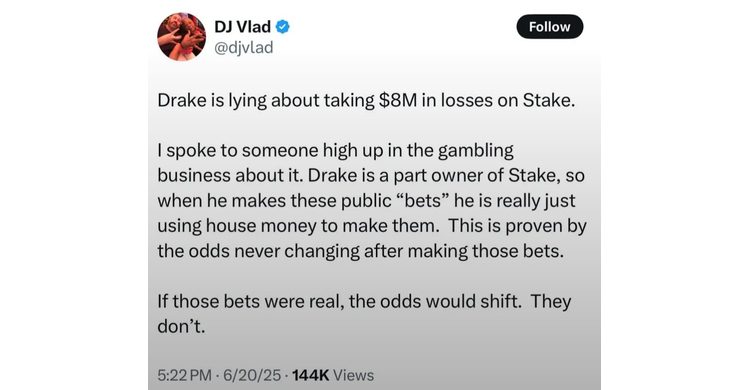 Drake’s gokverliezen