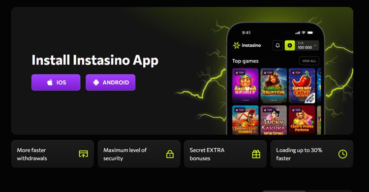 Instasino app