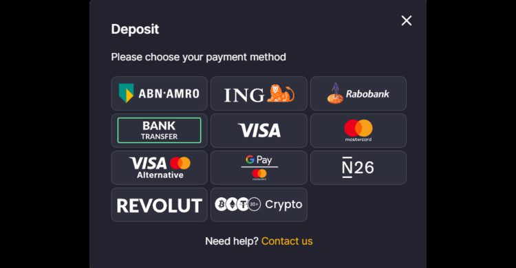 Winhero deposits