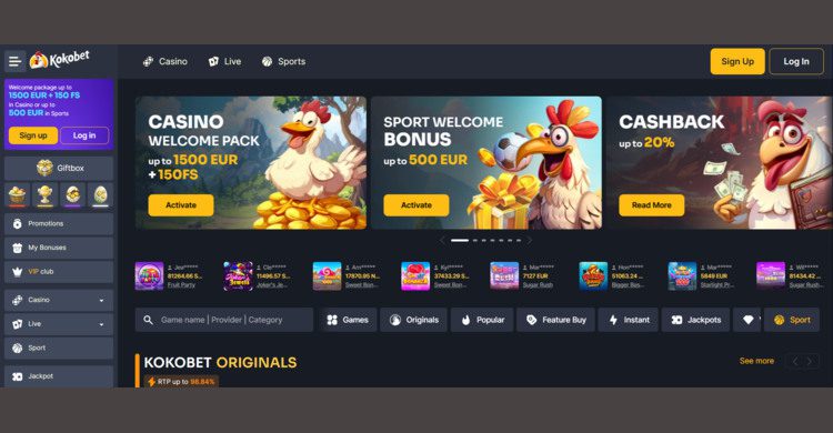 Kokobet - beste online casino zonder cruks