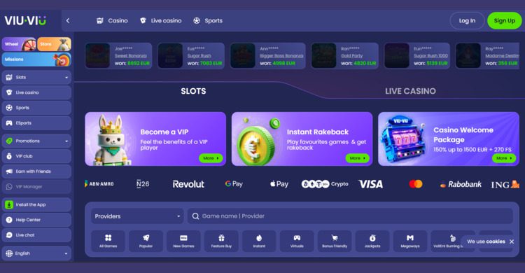 Viu Viu - No Cruks casino zonder registratie