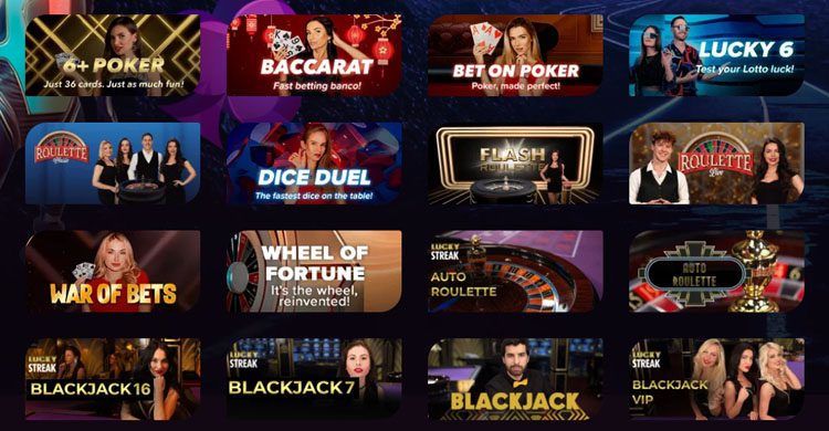 RonyCasino live casino