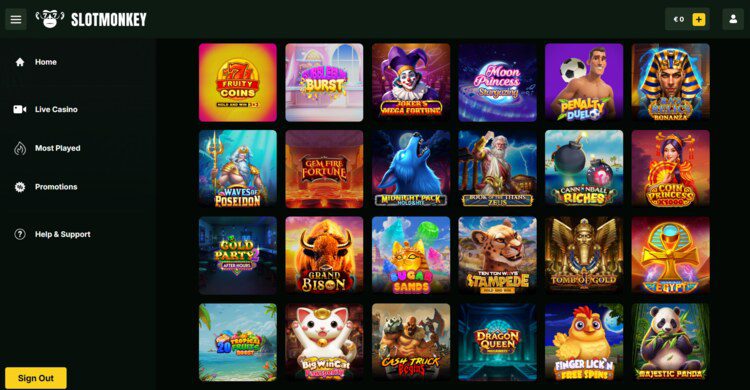 SlotMonkey spellen