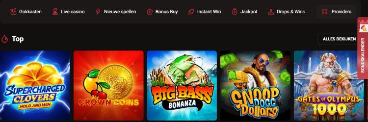 LegionBet Casino aanbod