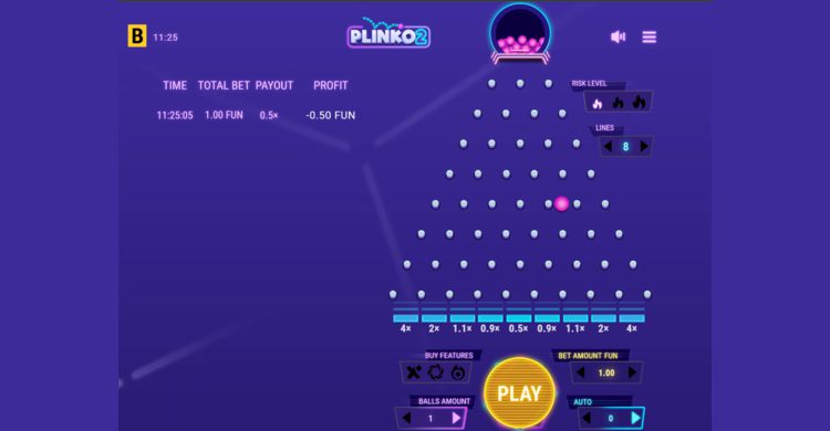 Plinko 2 van BGaming 