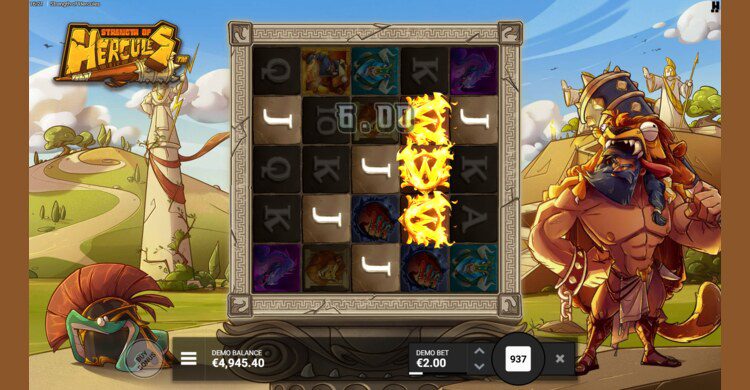 Strength of Hercules Gokkast - Hacksaw Gaming Bonusspel