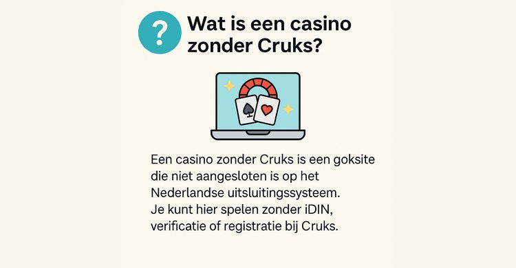 Wat is een Casino zonder Cruks precies?