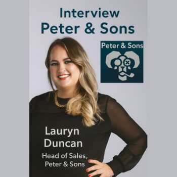 Interview met Peter & Sons , Lauryn Duncan Head of Marketing