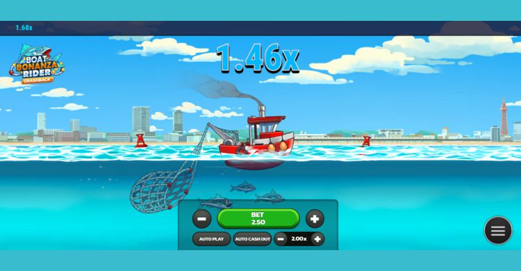 Boat Bonanza Rider Crashgame van Play n Go