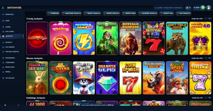Millioner Jackpot Slots