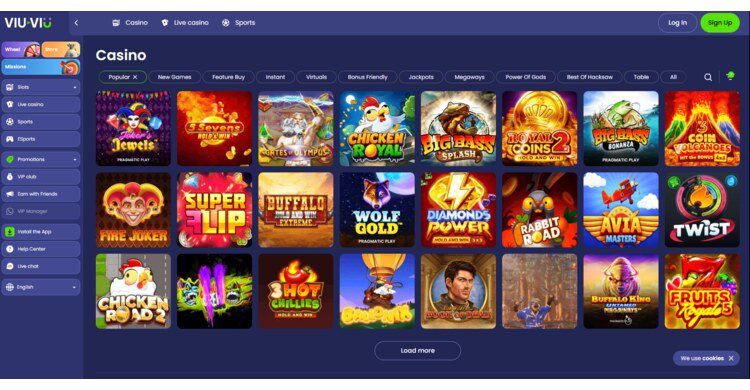 Viu Viu - casino zonder vergunning - illegale goksite