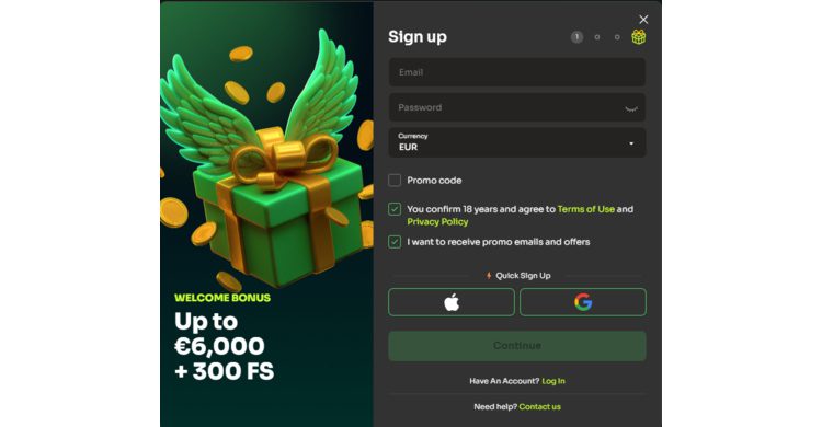 HolyLuck registratie