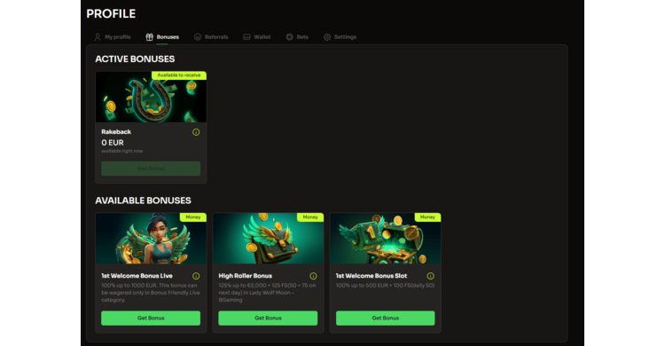 HolyLuck casino bonussen