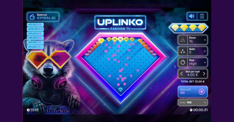 UpLinko Fashion TV casino spel