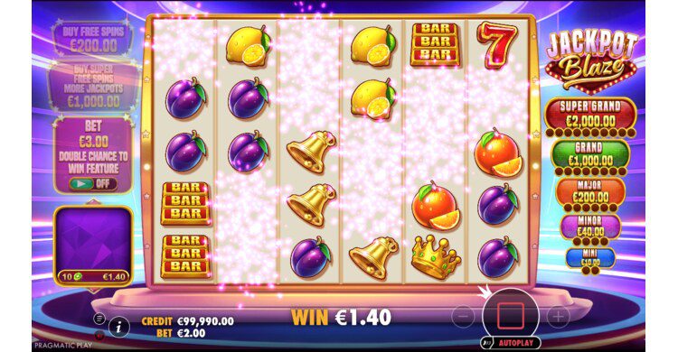 Jackpot Blaze spel