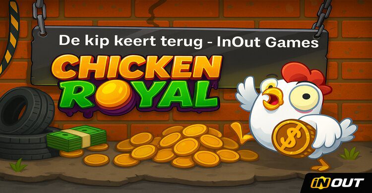 InOut Games lanceert Chicken Royal – van crashgame naar gokkast