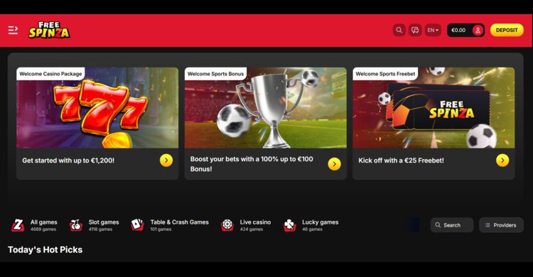 Freespinza casino bonussen