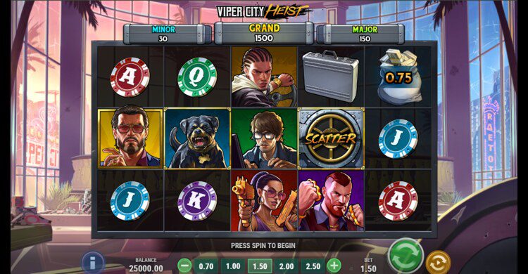 Viper City Heist gokkast - Play 'n GO