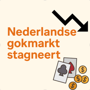 Nederlandse gokmarkt stagneert