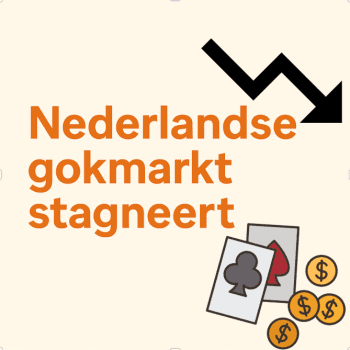 Nederlandse gokmarkt stagneert