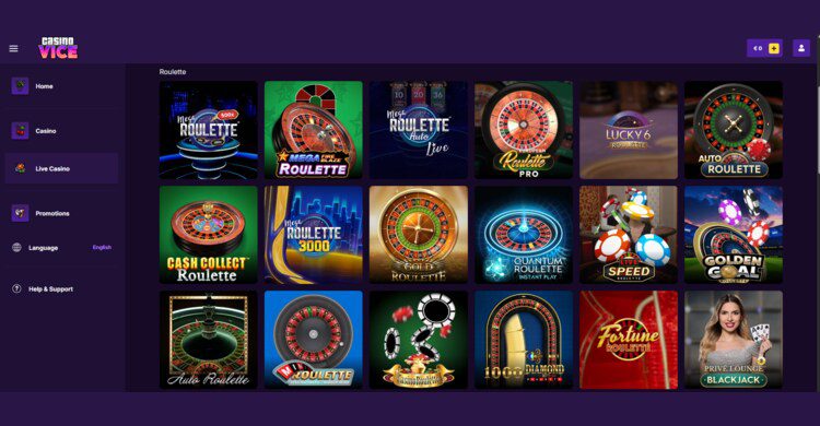 Casino Vice spellen