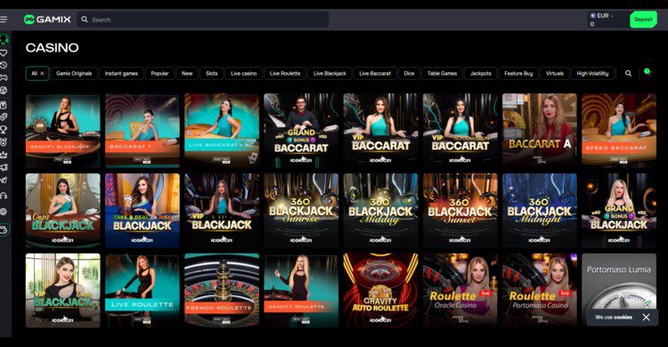 Gamix.gg Casinospellen