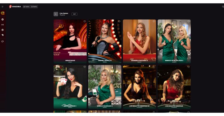 Winzoria live tafels