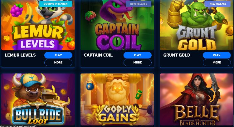 Bullshark Games slots