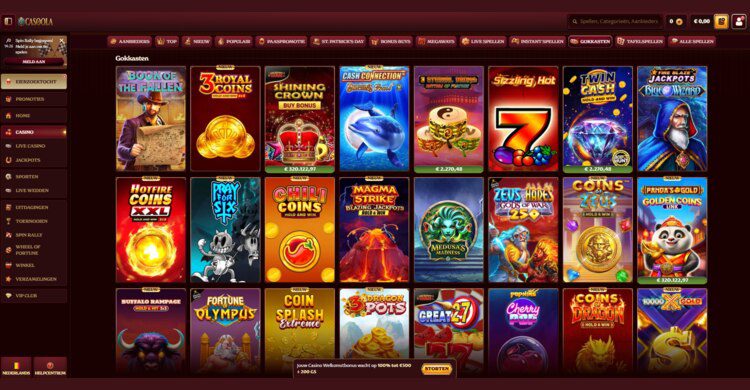 Casoola Casino Review Spellen