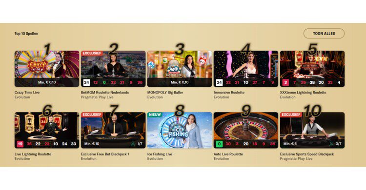 BetMGM review live casino