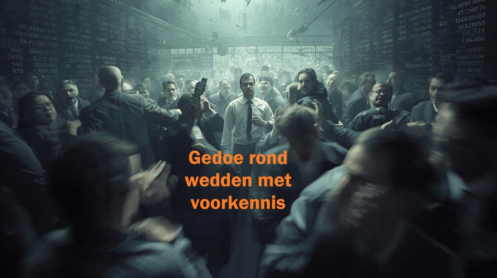 Gedoe rond wedden met voorkennis – wat is er aan de hand?