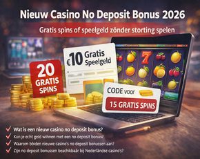 Nieuw Casino No Deposit Bonus 2026
