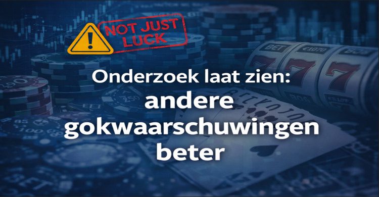 Onderzoek laat zien dat andere gokwaarschuwingen beter werken