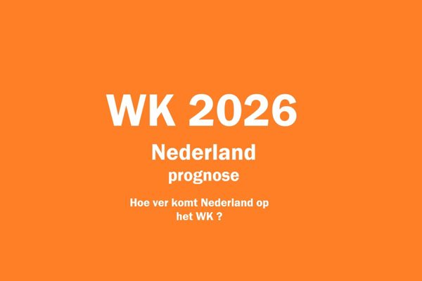 WK 2026 Nederland prognose