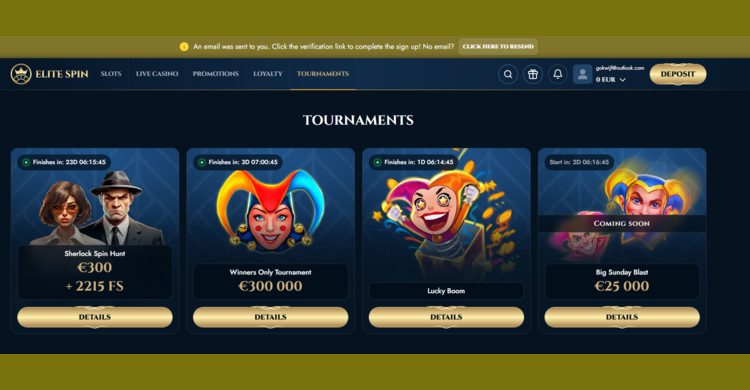 Elite Spin Casino Games